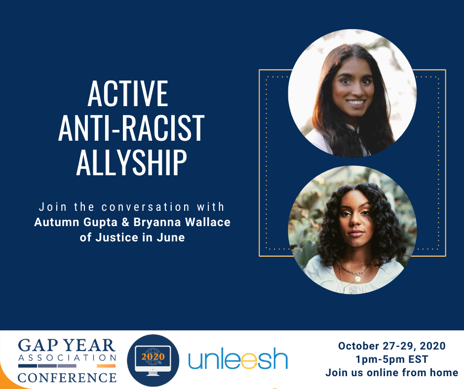 Gap Year Conference Justice in June Equity & Inclusion